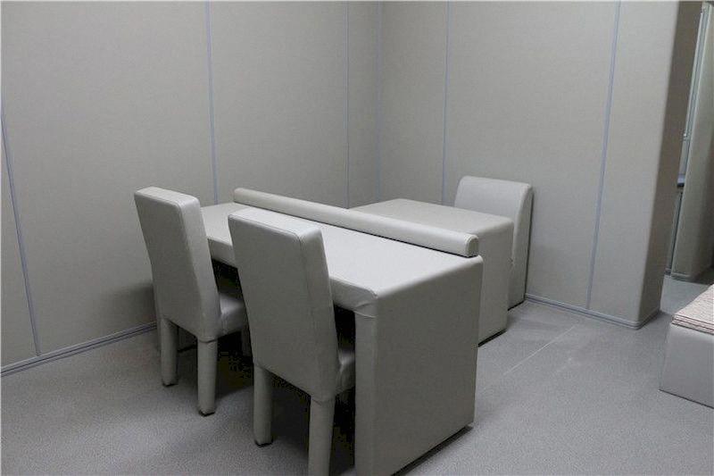 白山留置室防撞軟包家具